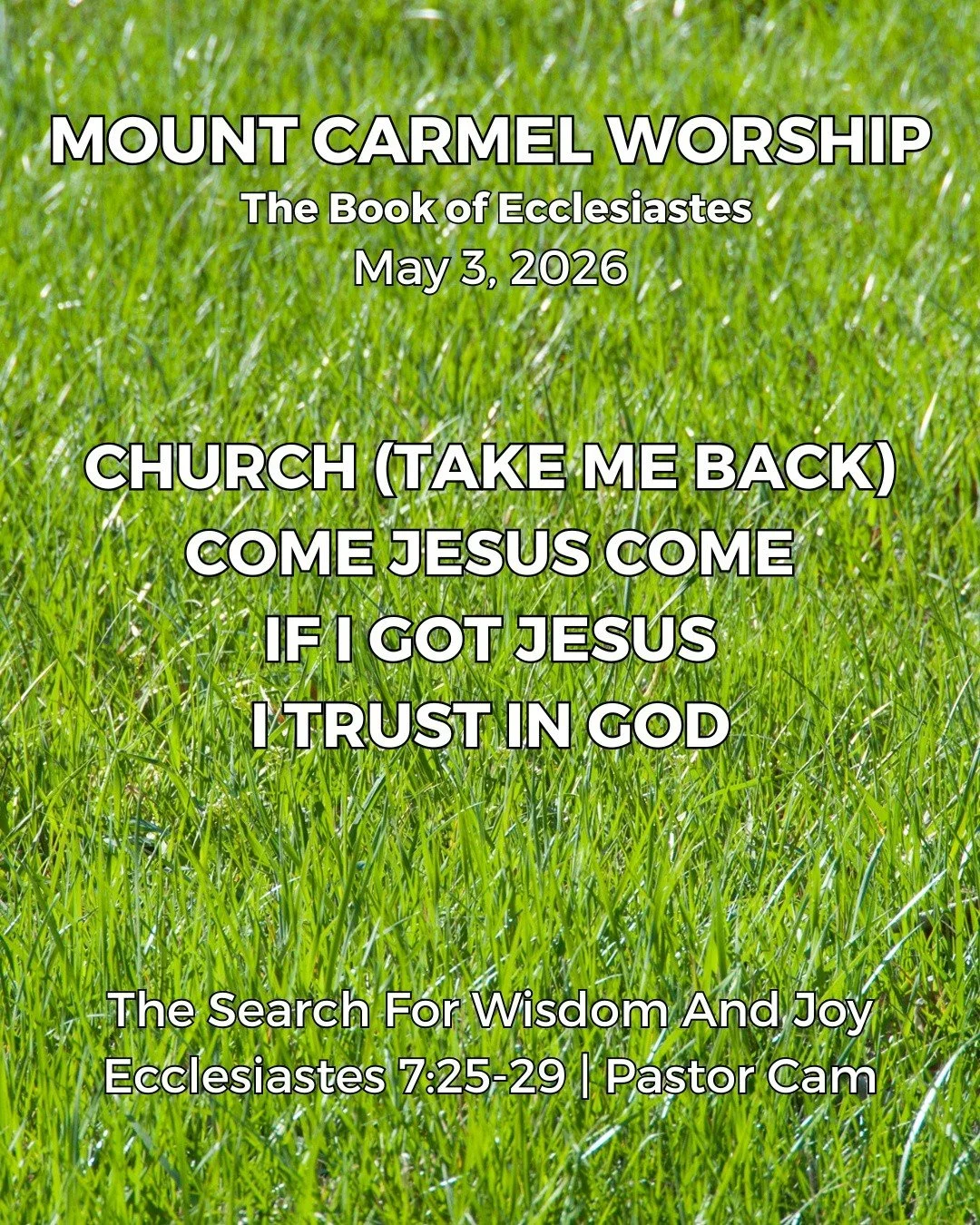 Join us for worship tomorrow 🙌
We&rsquo;d love to see you there!