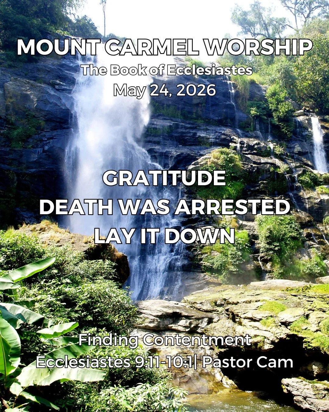 We&rsquo;d love for you to join us tomorrow!
Come worship with us!