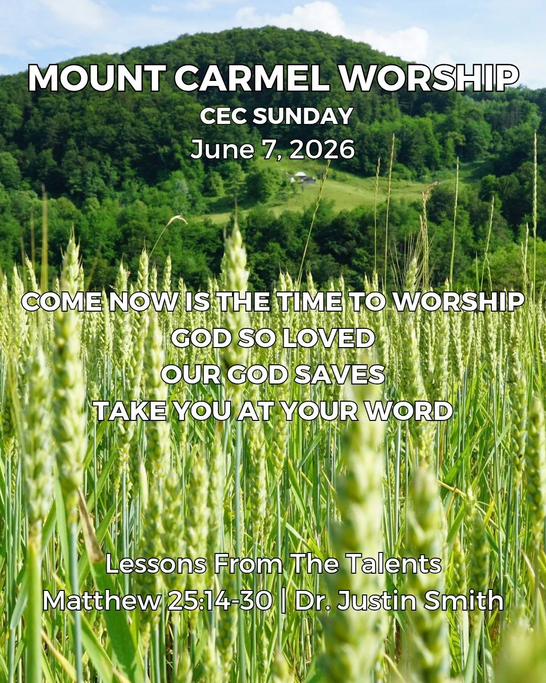 Join us as we gather to worship, open God's Word, and celebrate all that God is doing through our CEC ministry. We hope to see you there!