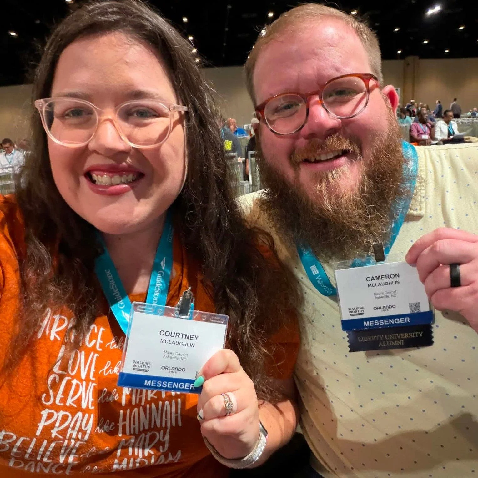 Mount Carmel is in the room! 🙌

Pastor Cam and Courtney are honored to represent our church as messengers at this year's Southern Baptist Convention. As churches gather from across the nation, we're praying for wisdom, unity, and a renewed commitmen