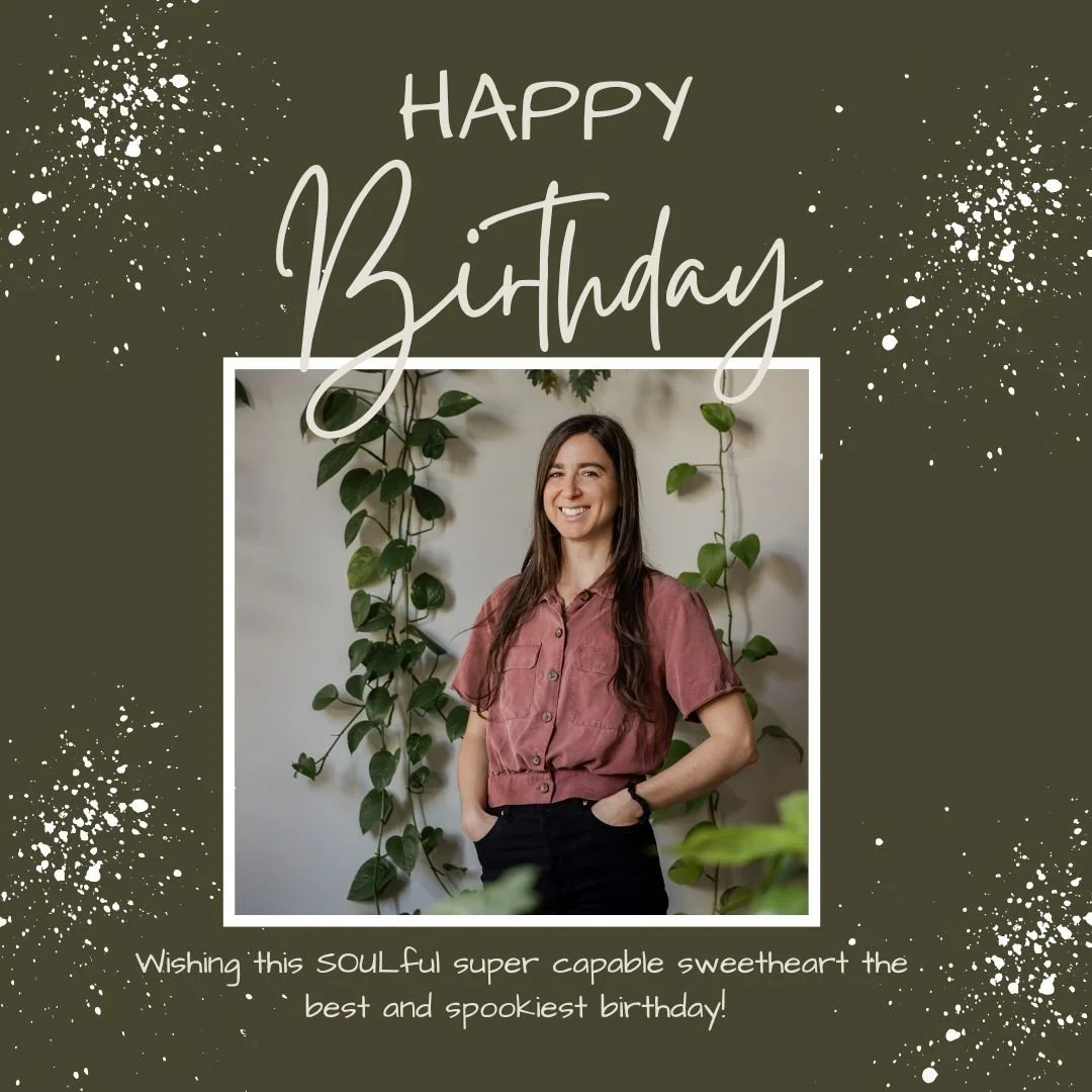 Happiest birthday to our sweet and soulful Zoe!! 
.
You have shown determination, vulnerability, and perseverance this year and we couldn't be more happy to have you on our team.  Also, we love learning about your many hidden talents and skill sets! 