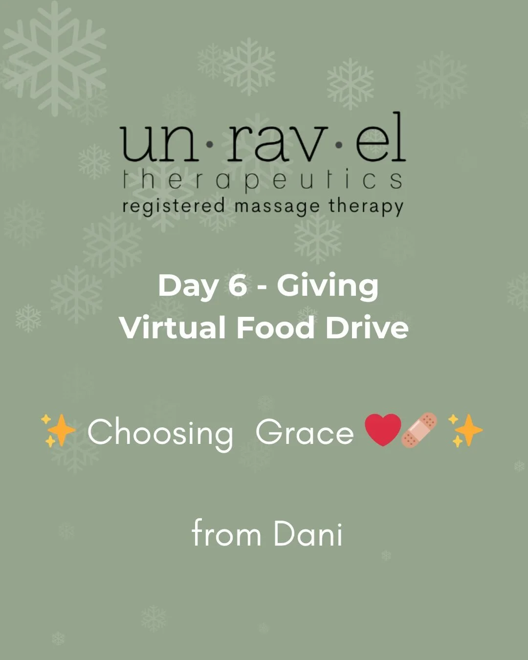 ✨ Day 6 - 6 Days of Giving - Virtual Food Drive ✨

As we close out this series, we want to acknowledge something honestly:

2025 has been a heavy, dense year for many &mdash; in our community and far beyond it.
There has been loss, grief, transition,