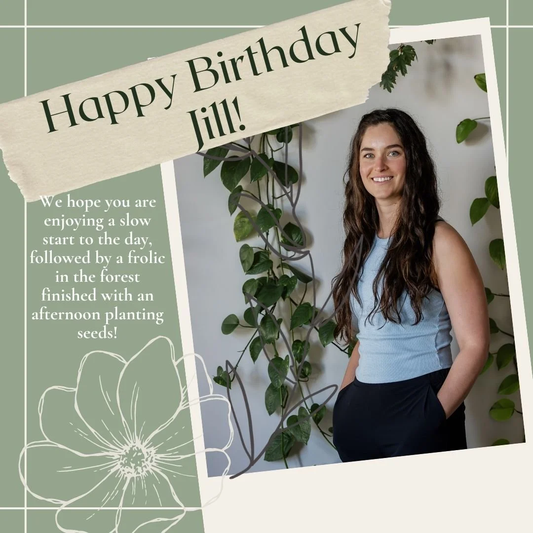 Happy Birthday Jill!! 
Send her all the love today folks! 
.
We hope you get to enjoy a tasty treat today and immerse yourself in nature.  Thank you for all that you teach us at the clinic and your never ending support.  We appreciate you Jill! Have 