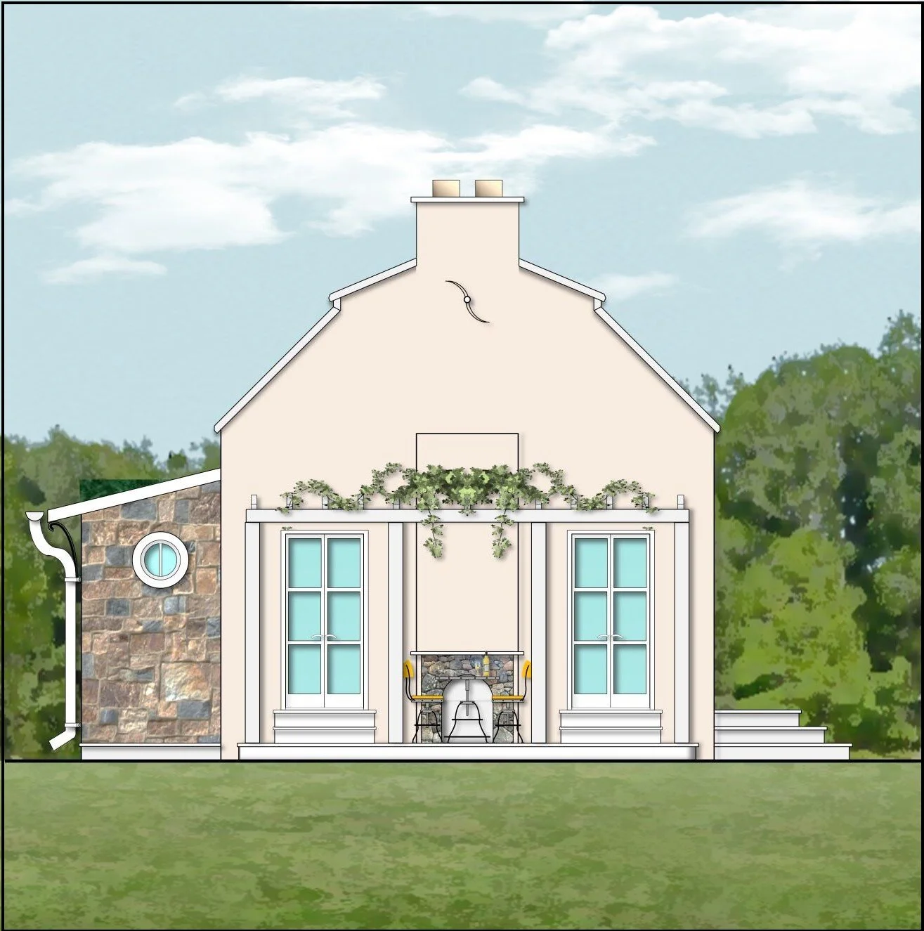 4MP English Cottage Detail - West Elevation.jpg