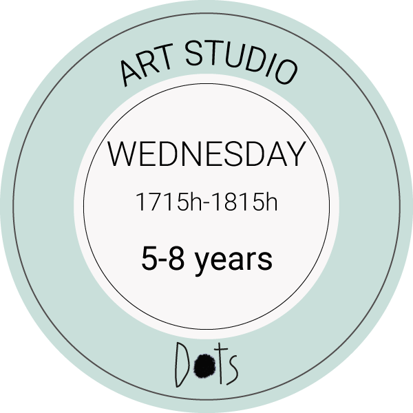 Art studio WEDNESDAY 5.15pm-6.15pm ages: 5 to 8 years