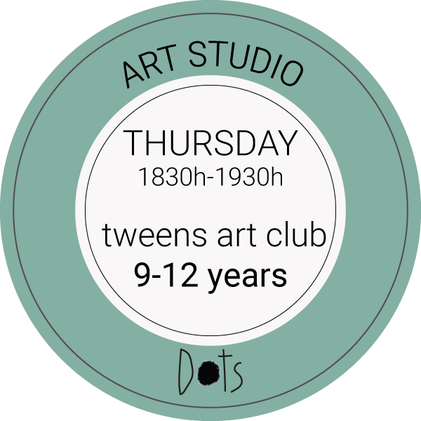Thursday Tweens’ Art Group from 9 to 12 yrs old