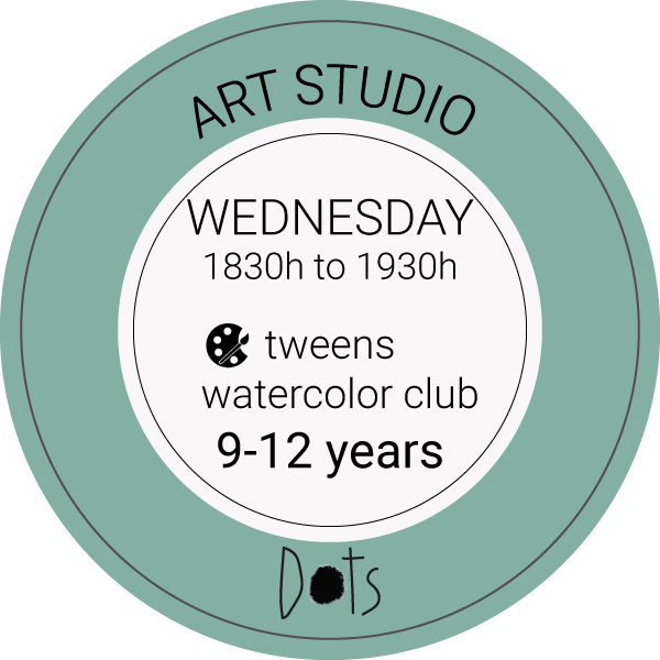 Watercolor tweens group-Wednesday 1830h-1930h