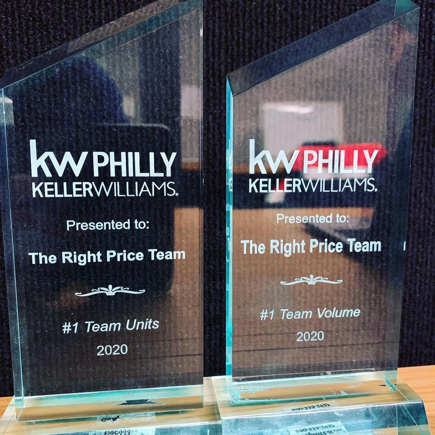 #1 Team at KW Philly for 2020 - Total Sales Volume &amp; Units Sold