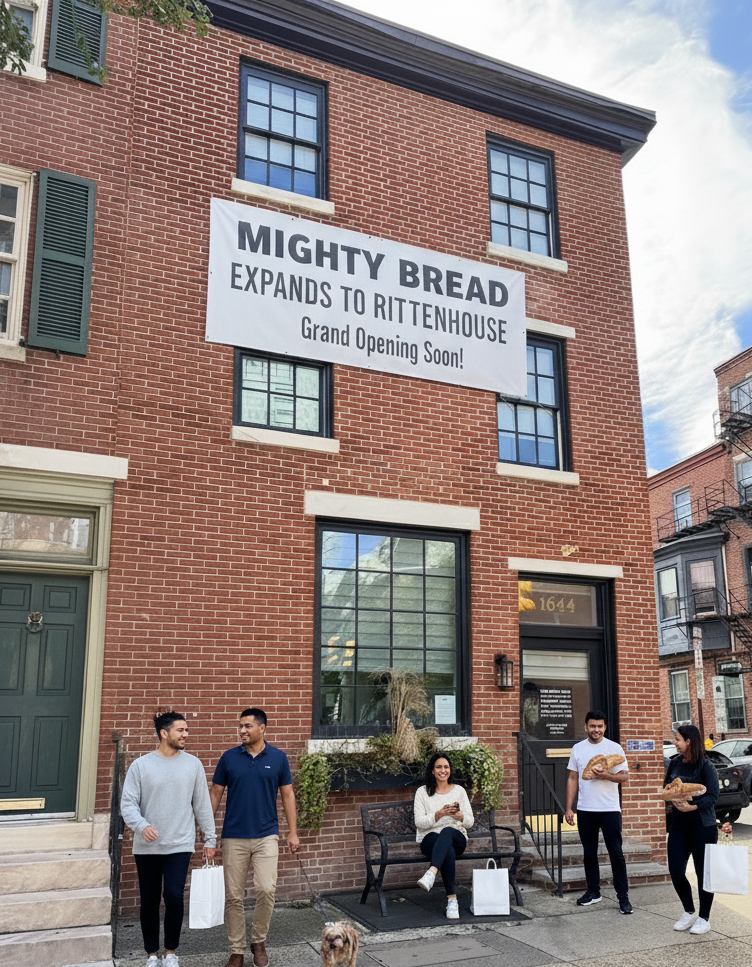 Mighty Bread Expands to Rittenhouse