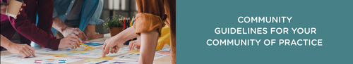 Free Templates: Community Guidelines for Your Community of Practice ...