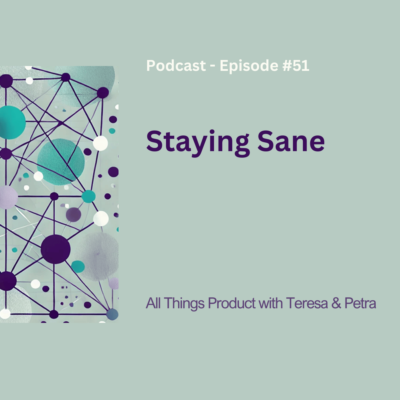 Staying Sane - All Things Product Podcast with Teresa Torres &amp; Petra Wille