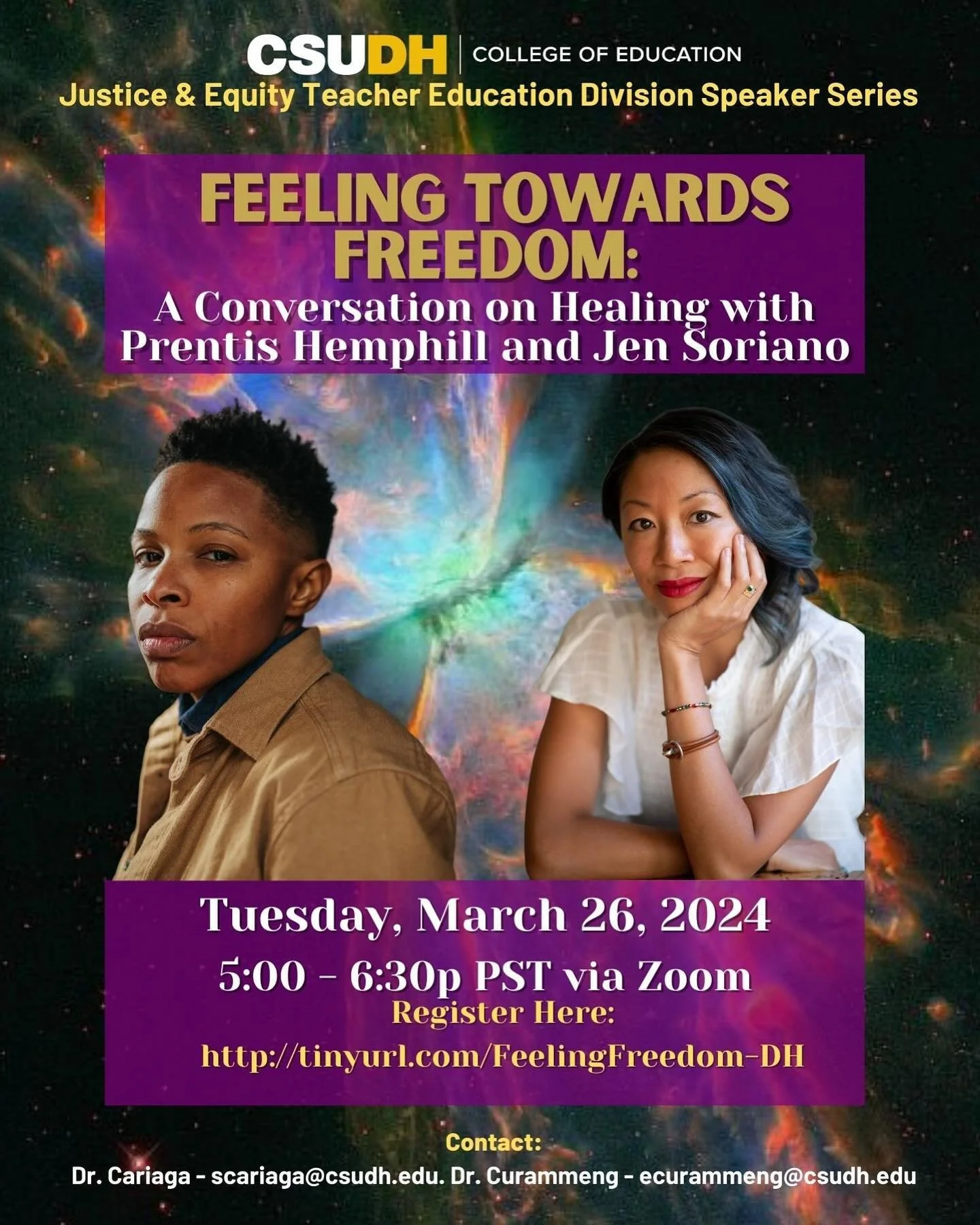 FEELING TOWARDS FREEDOM: A Conversation on Healing with Prentis Hemphill and Jen Soriano