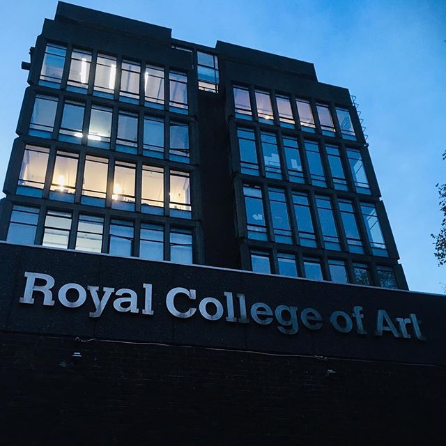 Bye bye London..thanks for the invite #rca #architecture #phd Great afternoon with #phd #students. #design #art #research