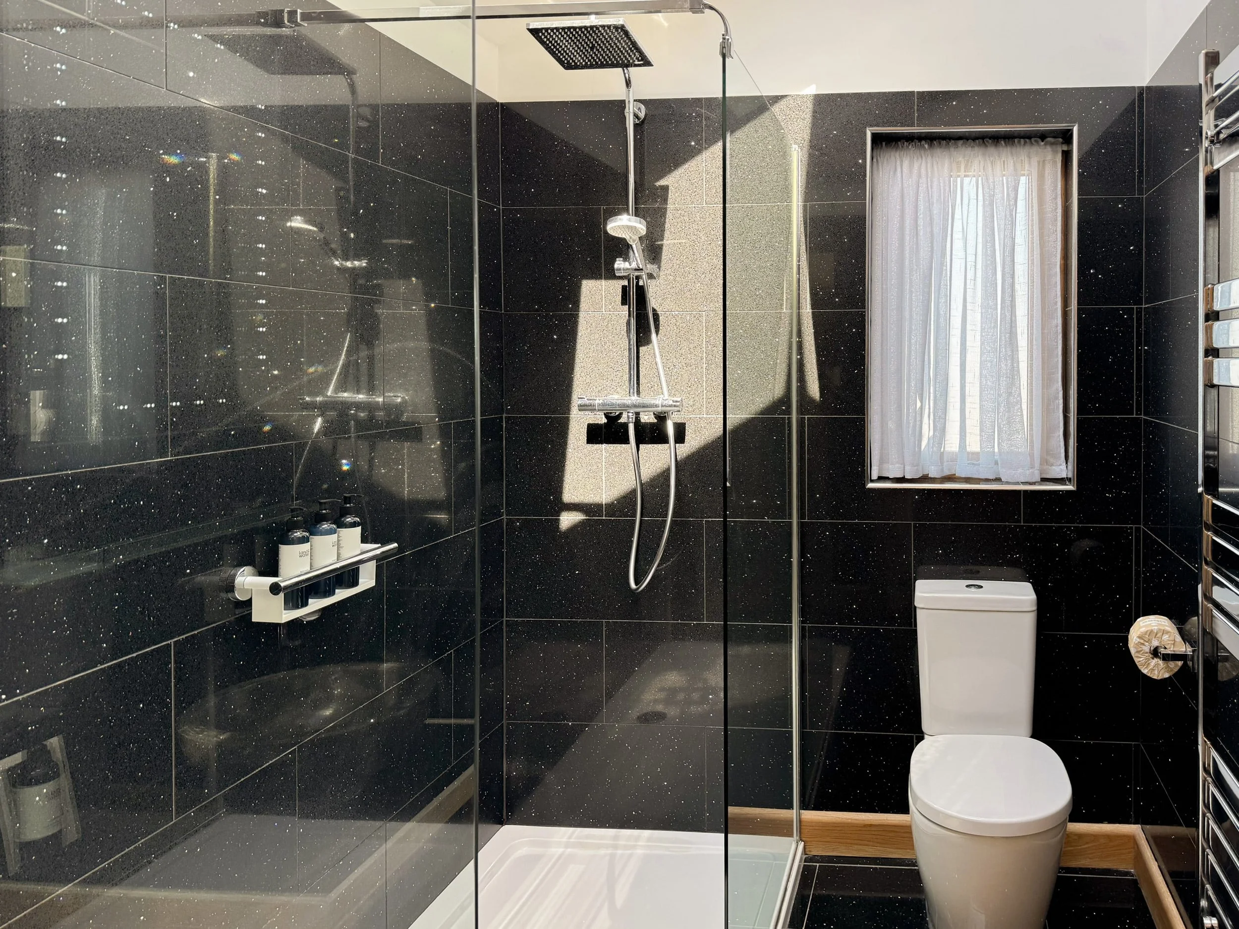 Shower room with walk-in shower