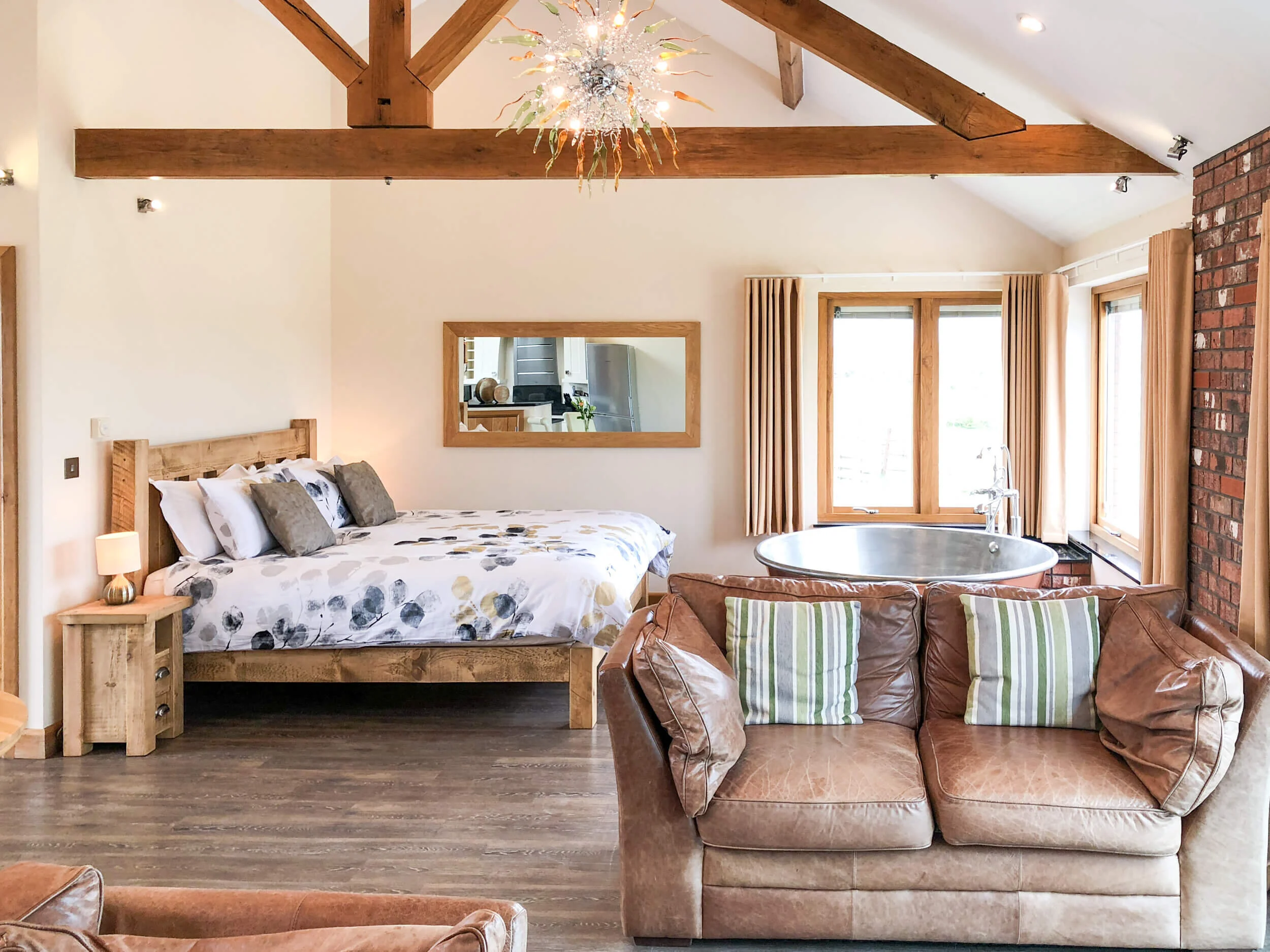 Stargazey Luxury apartment for two in Cornwall with copper airspa