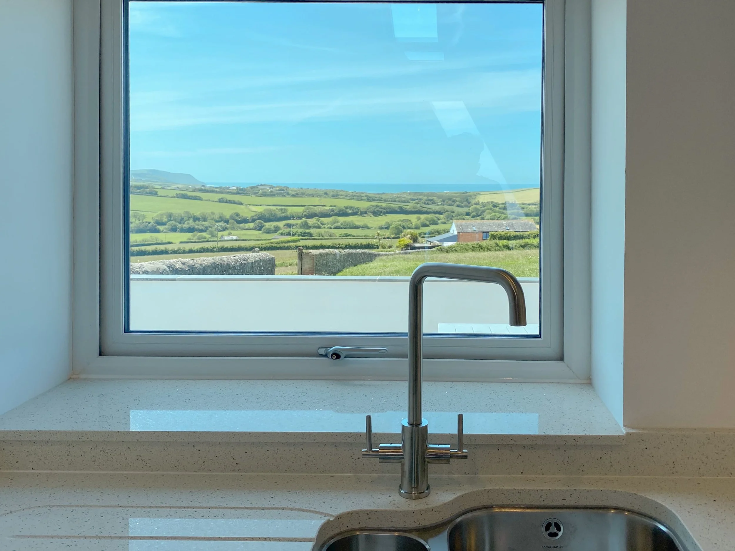 Sea view from the kitchen