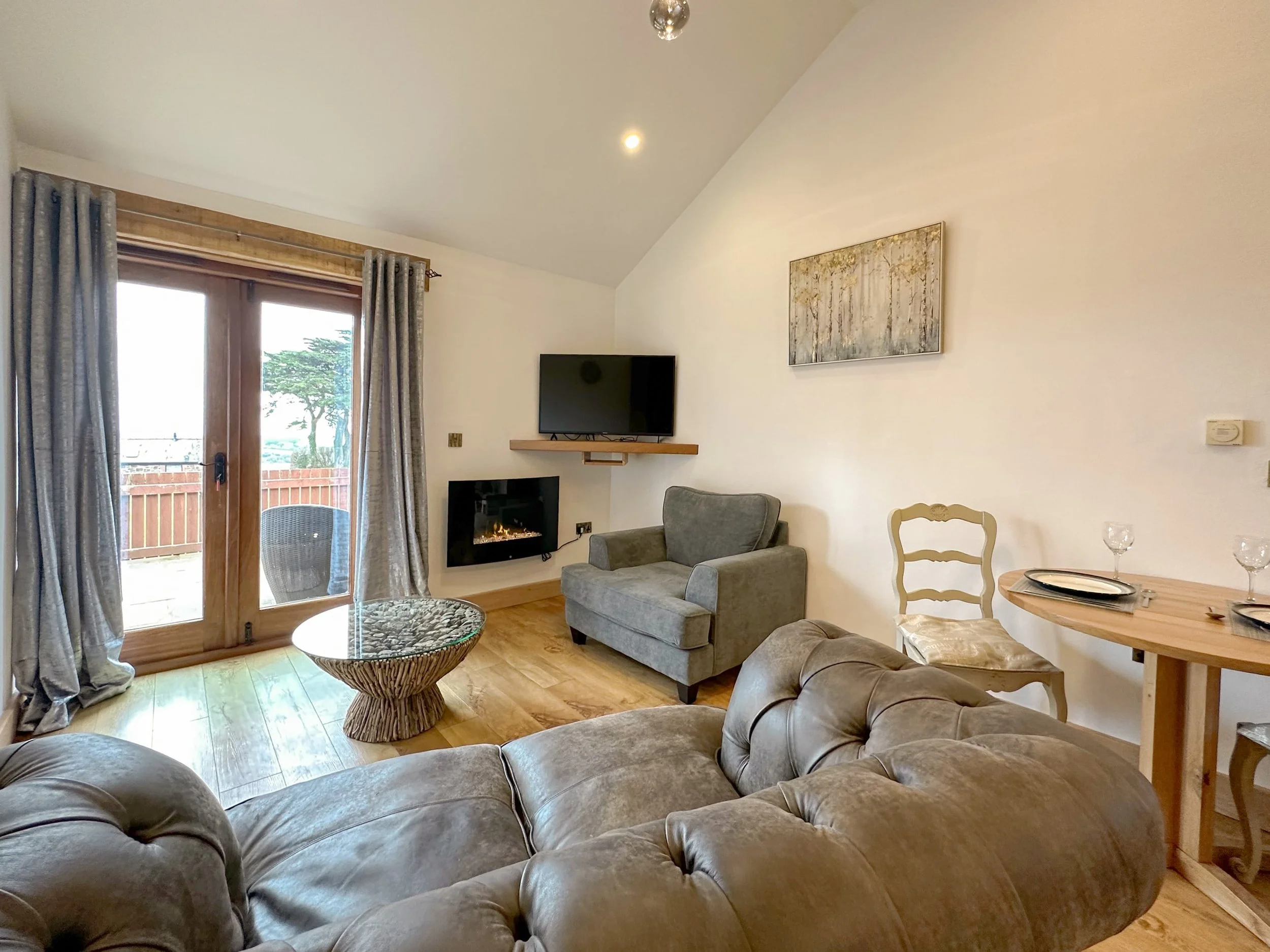 Sea view living area