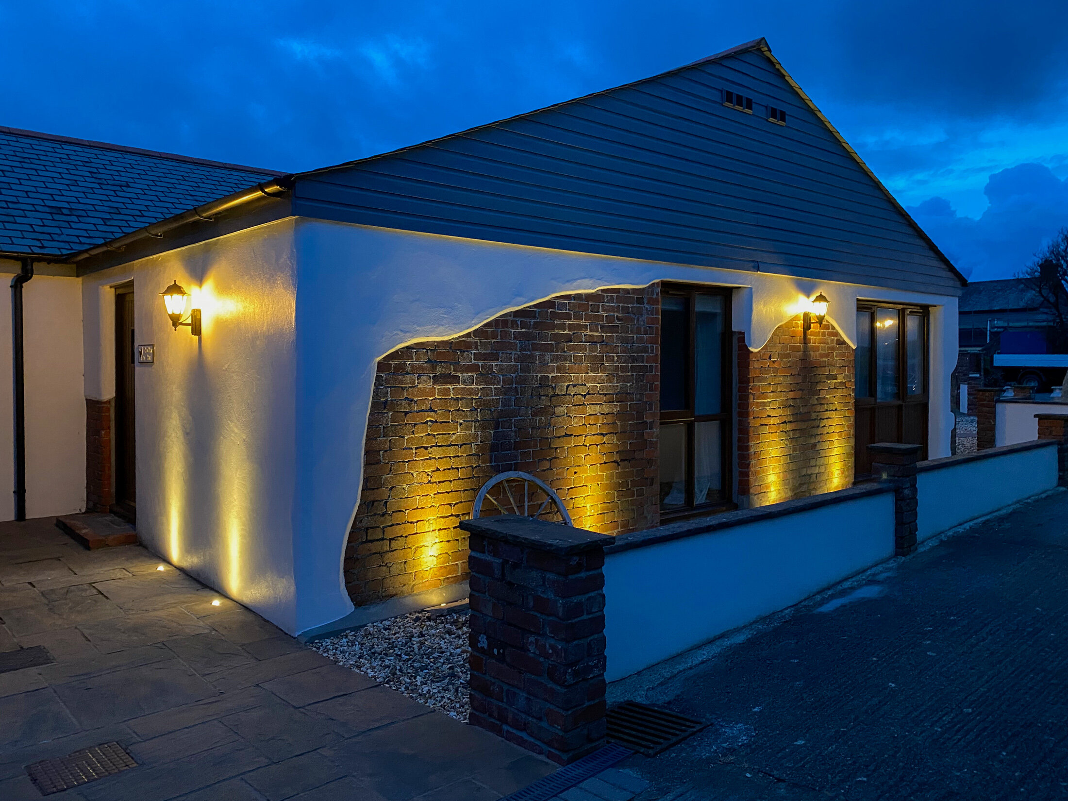 Nest Box at night with ambient lighting