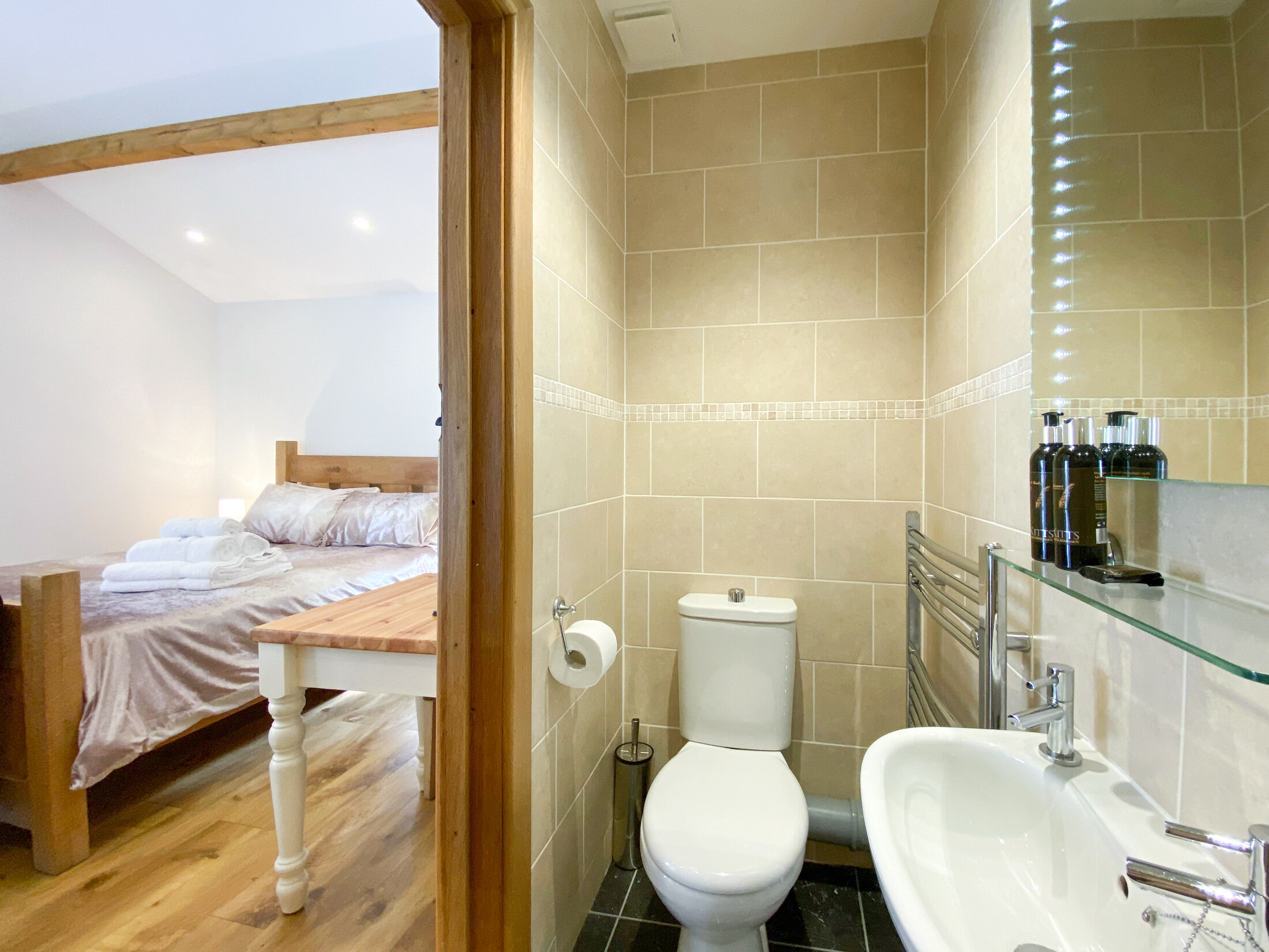 Shower room in Nest Box self-catering for two