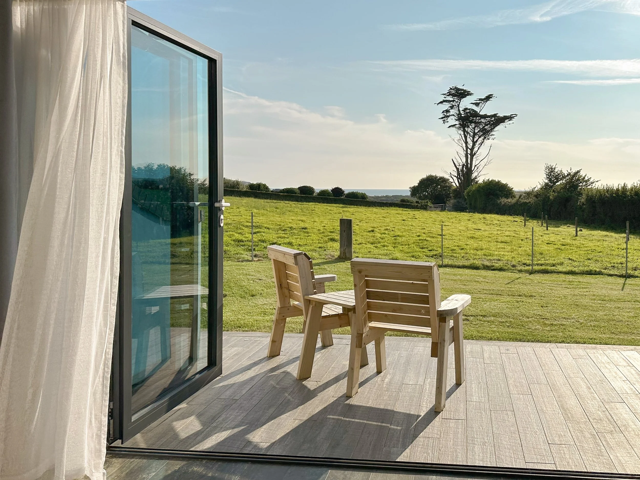 Views from the patio area of Silver Sea