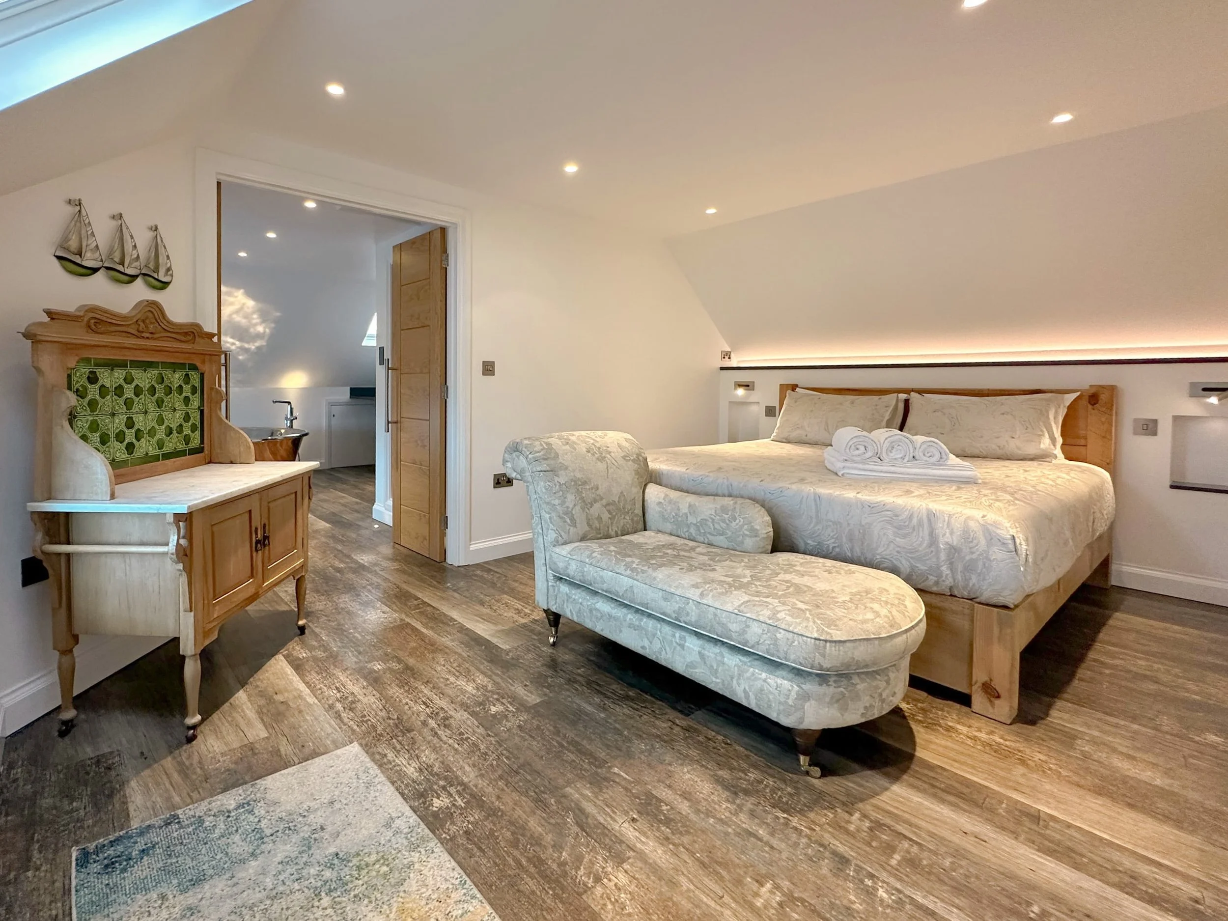 Super-king size loft bed