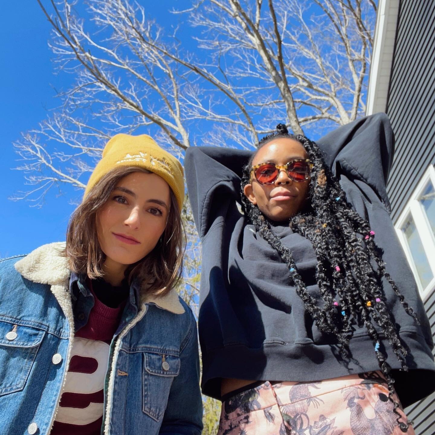 It&rsquo;s @tayarishasaurusrex&rsquo;s birthday and so here are photos of us last week isolated away in a big house on a cold lake eating birthday pie and can you believe?? We were immediately given a modeling contract with Gap Kids afterwards!!