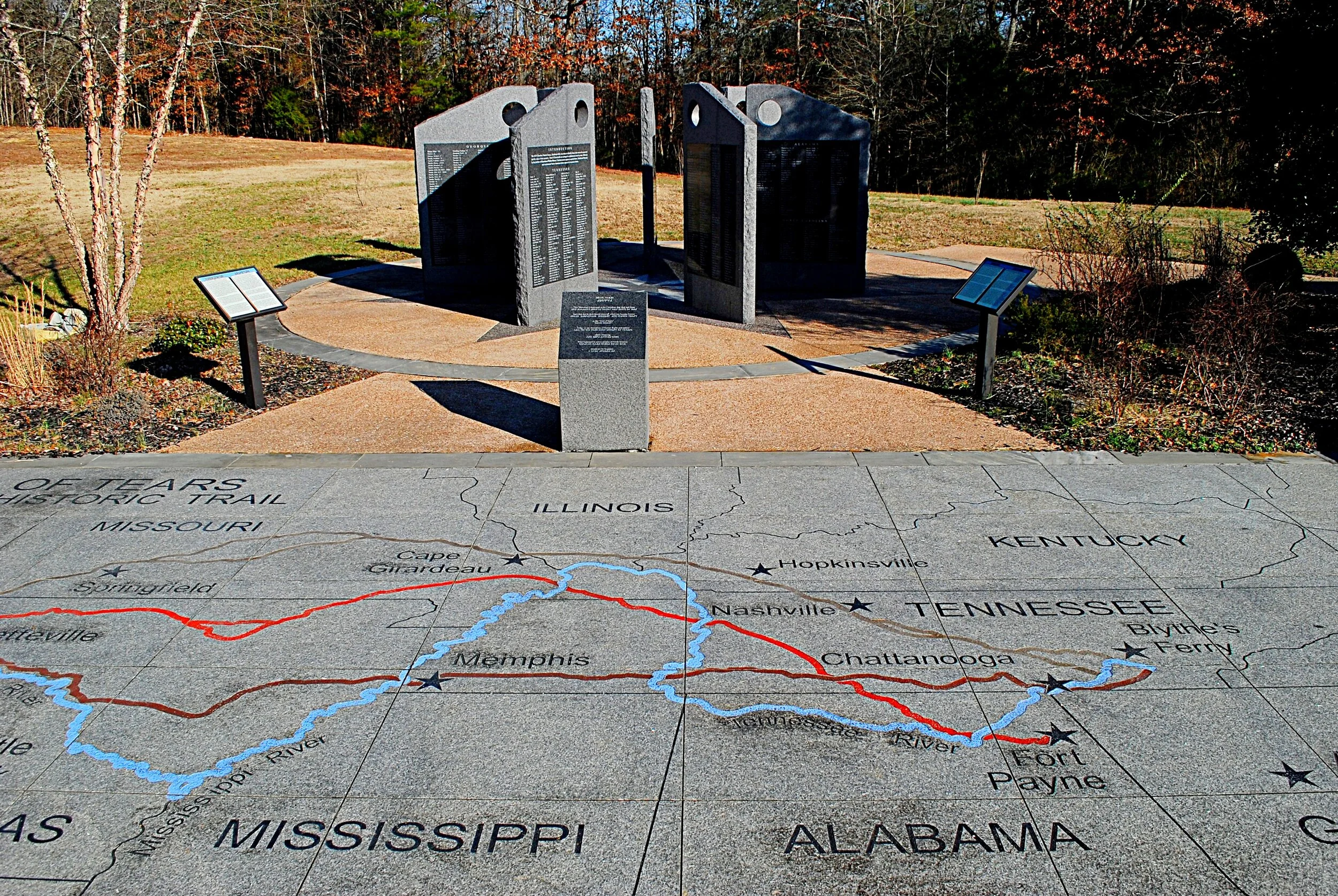 Cherokee Removal Memorial Park a Look into the Tragic History of the