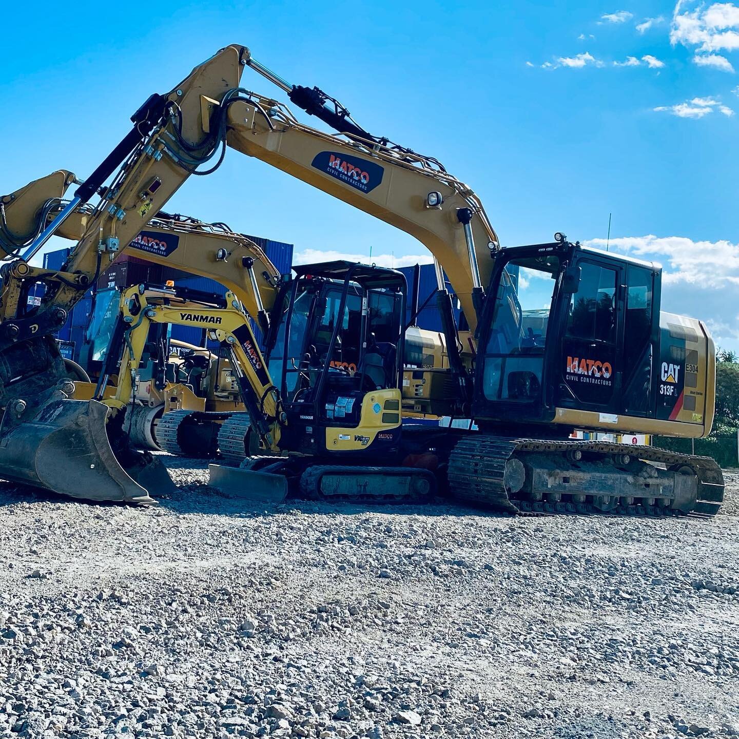 When a mummy digger really really loves a daddy digger, sometimes they have a wee baby digger&hellip;..MATCO - teaching lifes lessons since 2017.  #matcocivil #babydiggity #yanmarexcavator