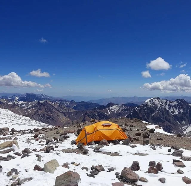 BEAUTIFUL ISOLATION - Antarctica isn’t the only place I’ve found myself alone amongst a vast wilderness in a tent. In 2016 I climbed Aconcagua as part of my Explorers Grand Slam world record project. I was supposed to climb with my friend  @henrymountains but a last minute scheduling conflict made him unable to join so I climbed solo. As I was beginning the climb a huge landslide occurred, blocking road access to the trail. As such there was no way for teams that were scheduled to arrive and climb that same week to reach the trailhead. The net result, I found myself relatively alone on South America’s highest peak, a mountain that during high season often has many groups climbing. 
Aconcagua’s summit is at 22,841ft. At the time I’d never reached that high of an altitude on any mountain. It took me two attempts on that expedition to reach the summit, after hitting some rough weather up high on my first push. But stepping into the unknown solo was a deeply fulfilling experience and taught me that solitude and isolation can be thrilling and insightful rather than something to be avoided. Little did I know at the time, but this experience planted early seeds of curiosity around deep immersion on solo adventures.

Who out there has Aconcagua on their bucket list or is working on climbing the Seven Summits?

#BePossible #Beyond72 #Aconcagua #SevenSummits #ExplorersGrandSlam