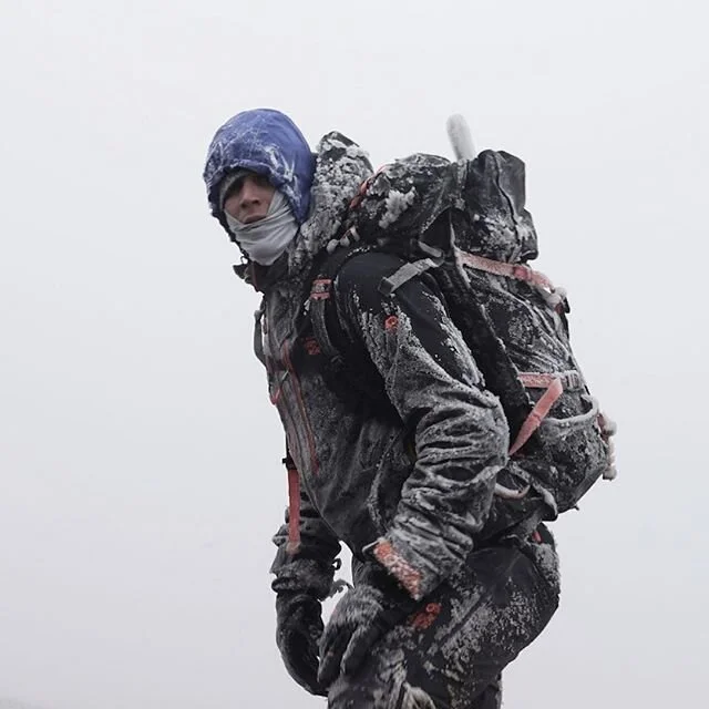 KEEP MOVING FORWARD - Headwind so strong it’s a struggle to move forward - covered in ice from head to toe - each step forward I’m fighting my own mind that is telling me to give up.

You will face adversity in life when trying to reach the top of any mountain literal or figurative...but it’s how you react and overcome these challenges that will ultimately define you.

No matter what, never give up. Keep moving forward! #BePossible