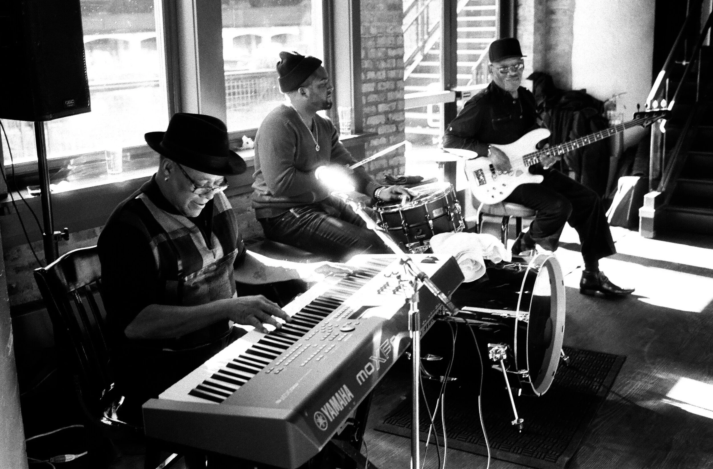 Jazz band at River Roast - Chicago, IL