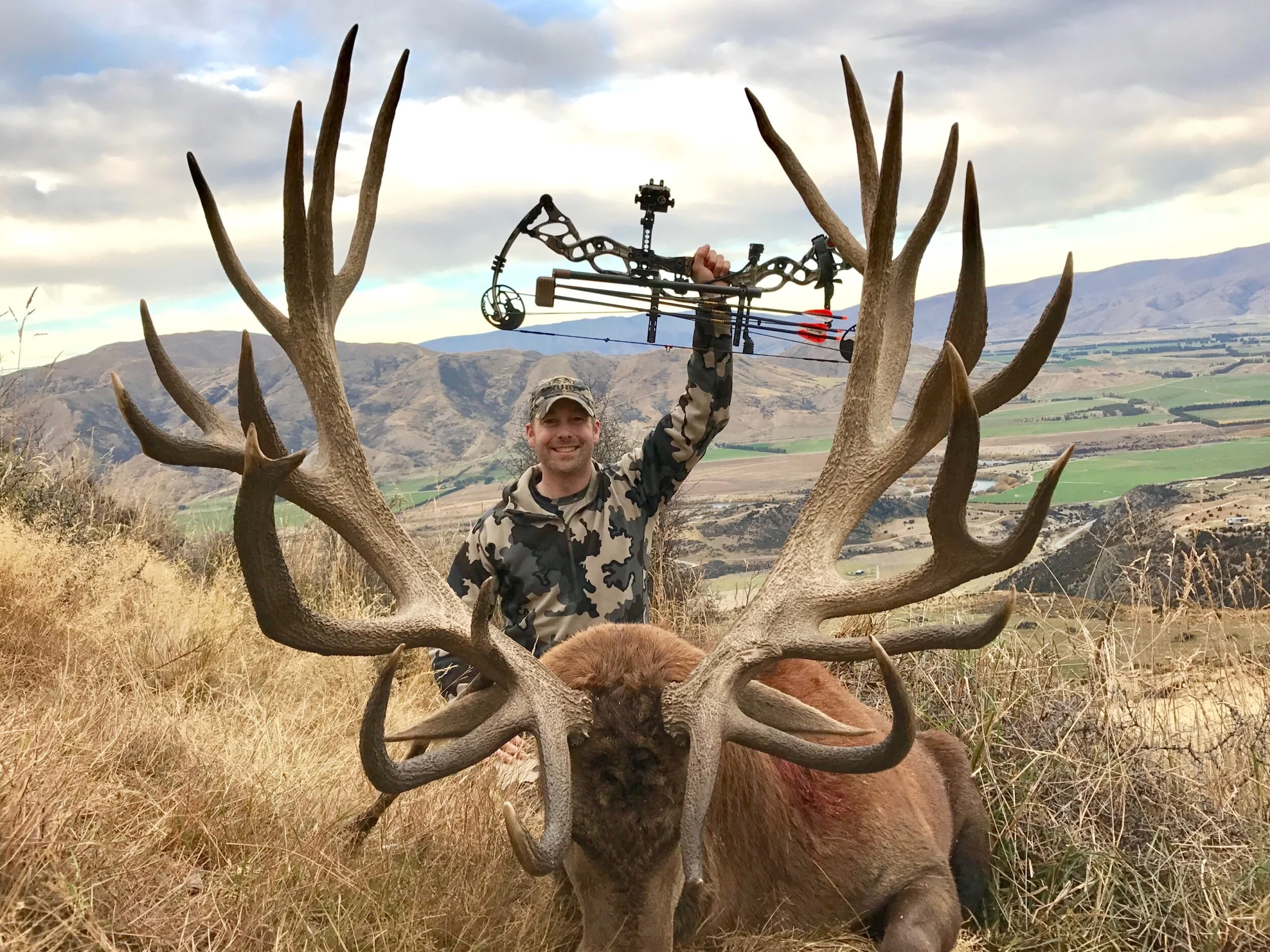 New Zealand red stag bow hunt