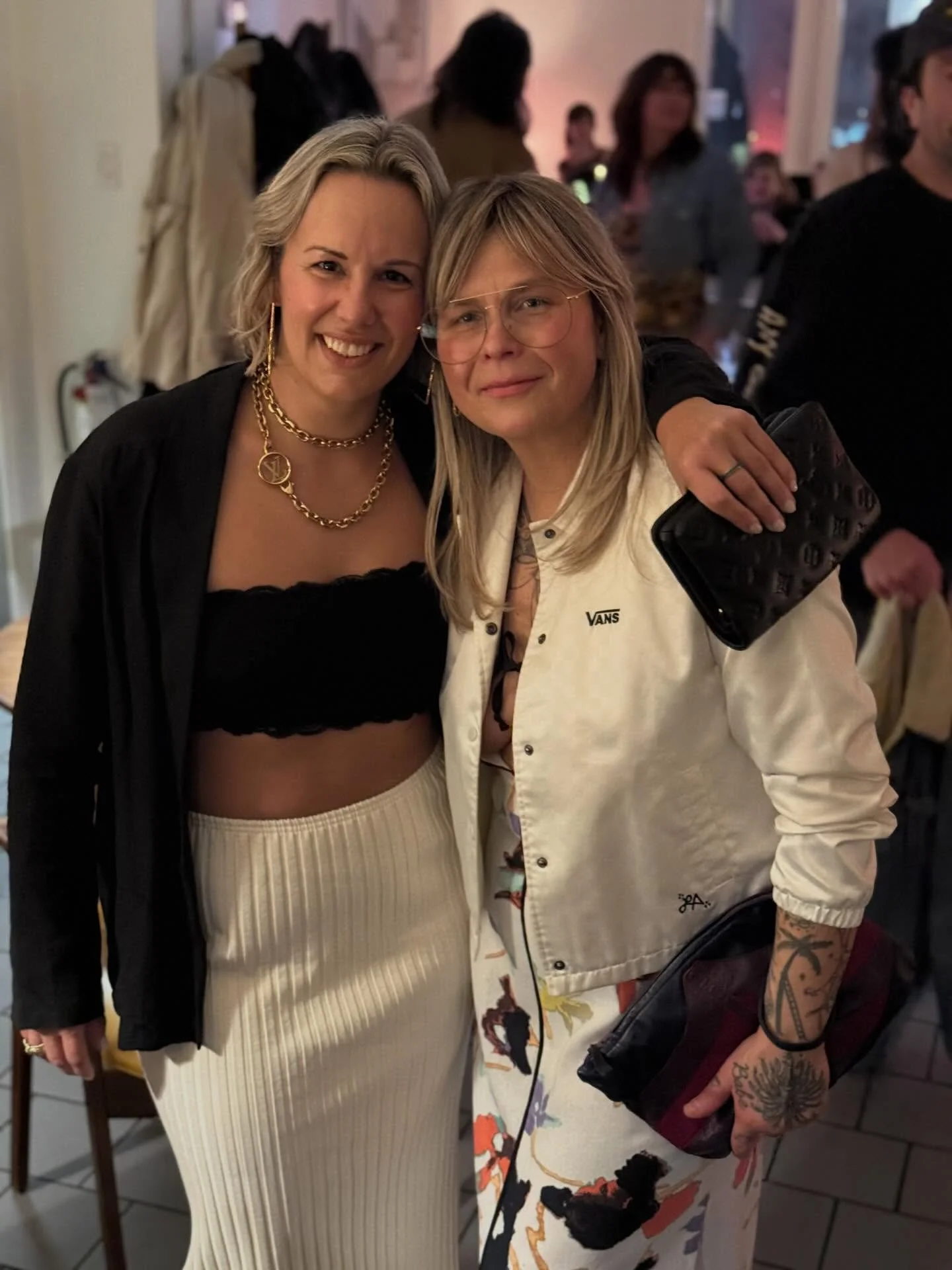 Mami went out to celebrate @victoirelovesya 20th anniversary! Ran into so many familiar faces and people&hellip; what a blast. Thank you Katie &amp; Regine. Another OG of Hintonburg Laura from @forbesbeautyco 🤍