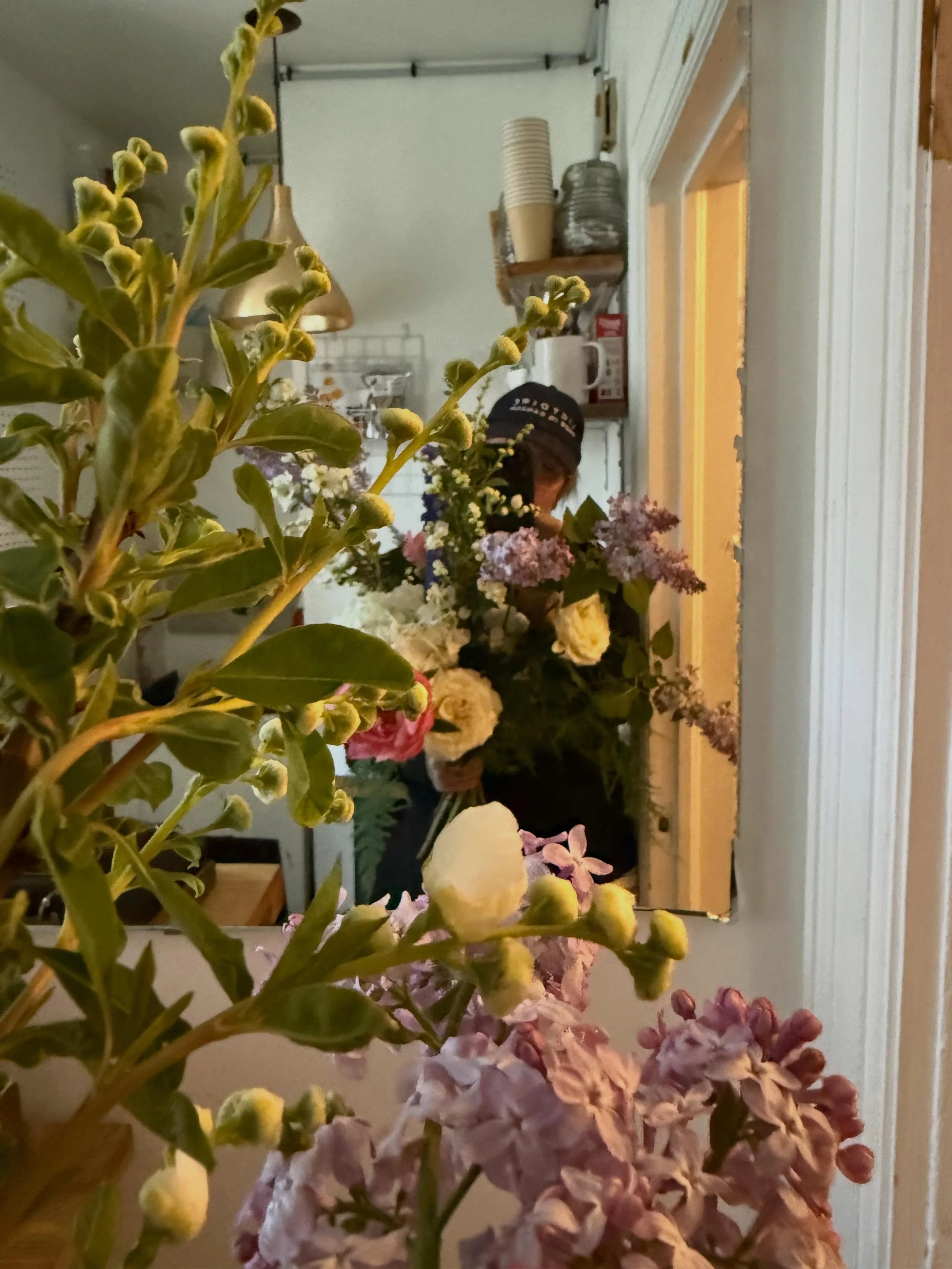 Good morning friends. Lush flowers season is happening and you should get some. Open at 10am. X