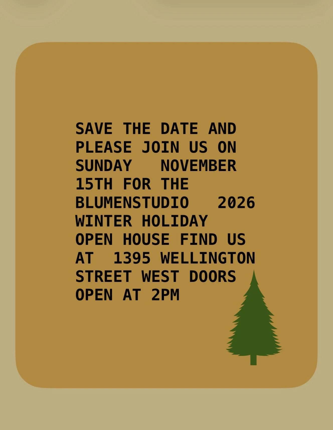 Save the Date.