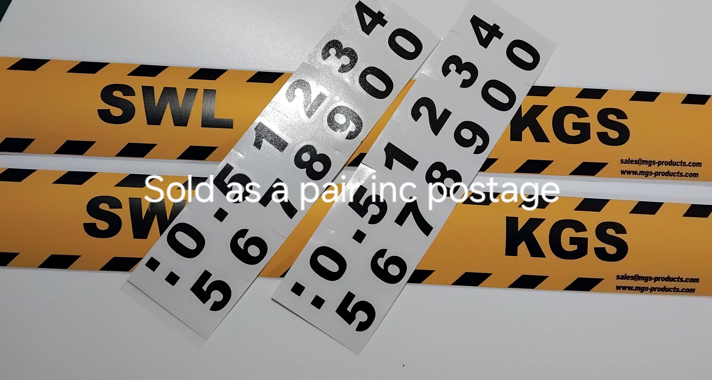 SWL Horizontal Sticker KGS (Pair)