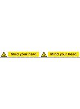 Mind Your Head Vehicle Lift Stickers