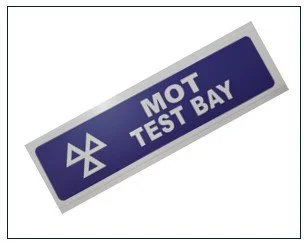 MOT Test Bay Sign