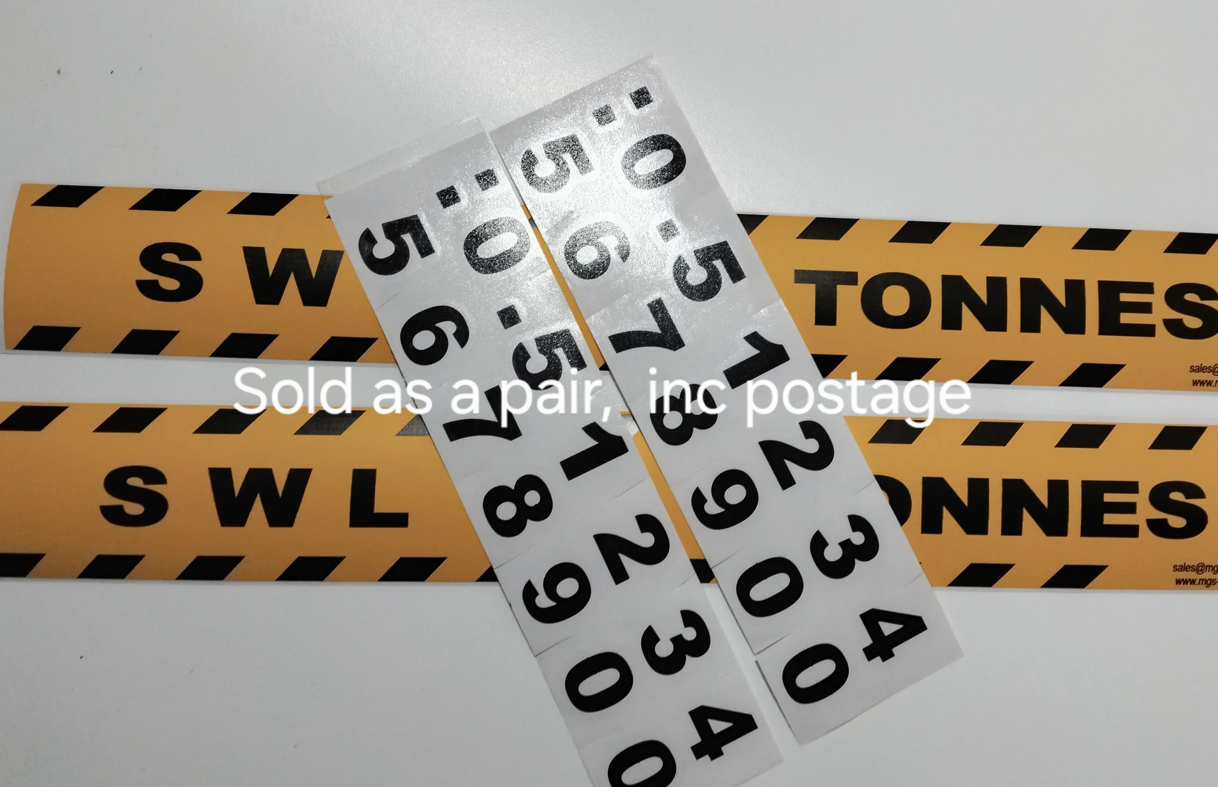 SWL Sticker (Horizontal) Tonnes