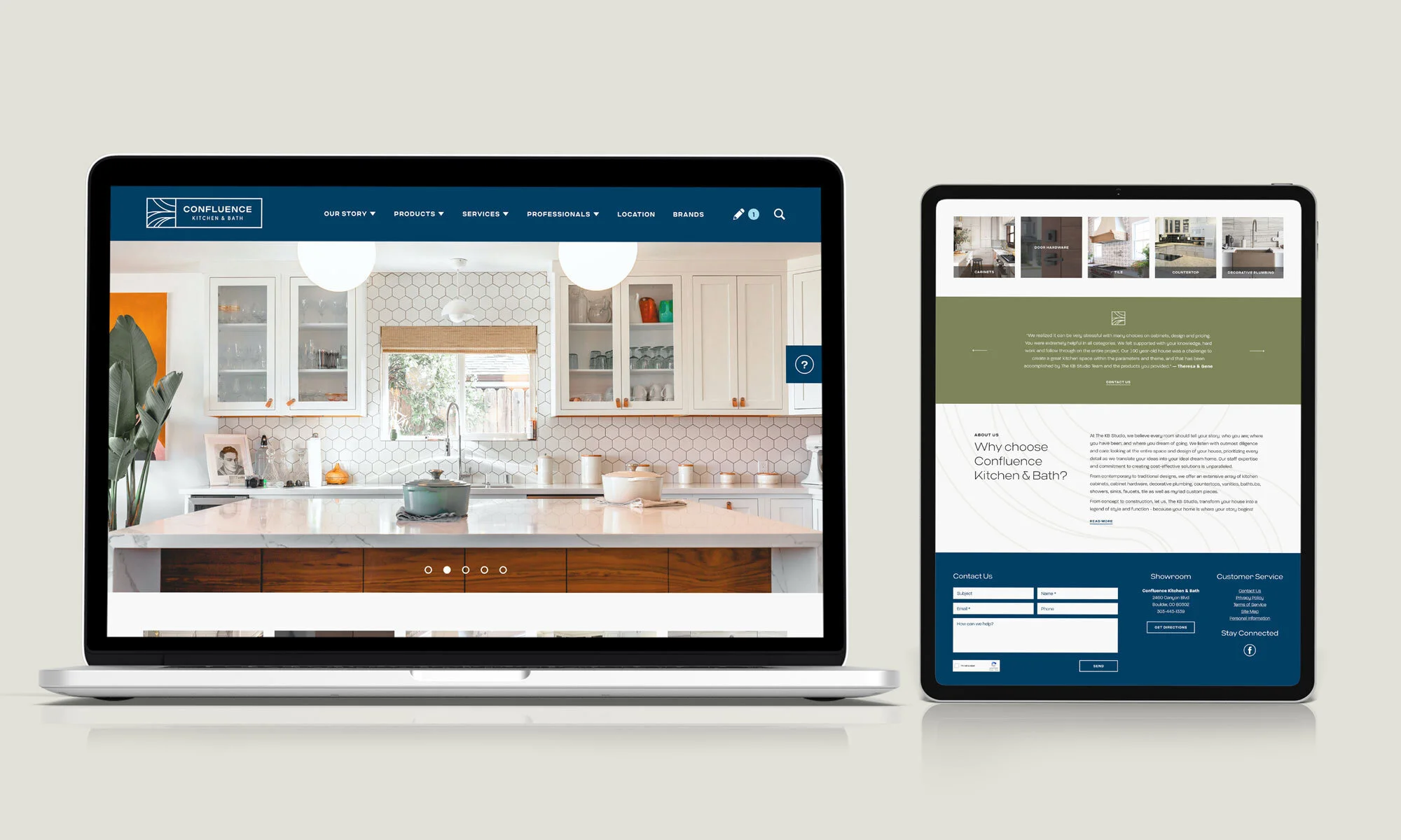 Confluence Kitchen & Bath — Emilie Druss Art Direction + Design