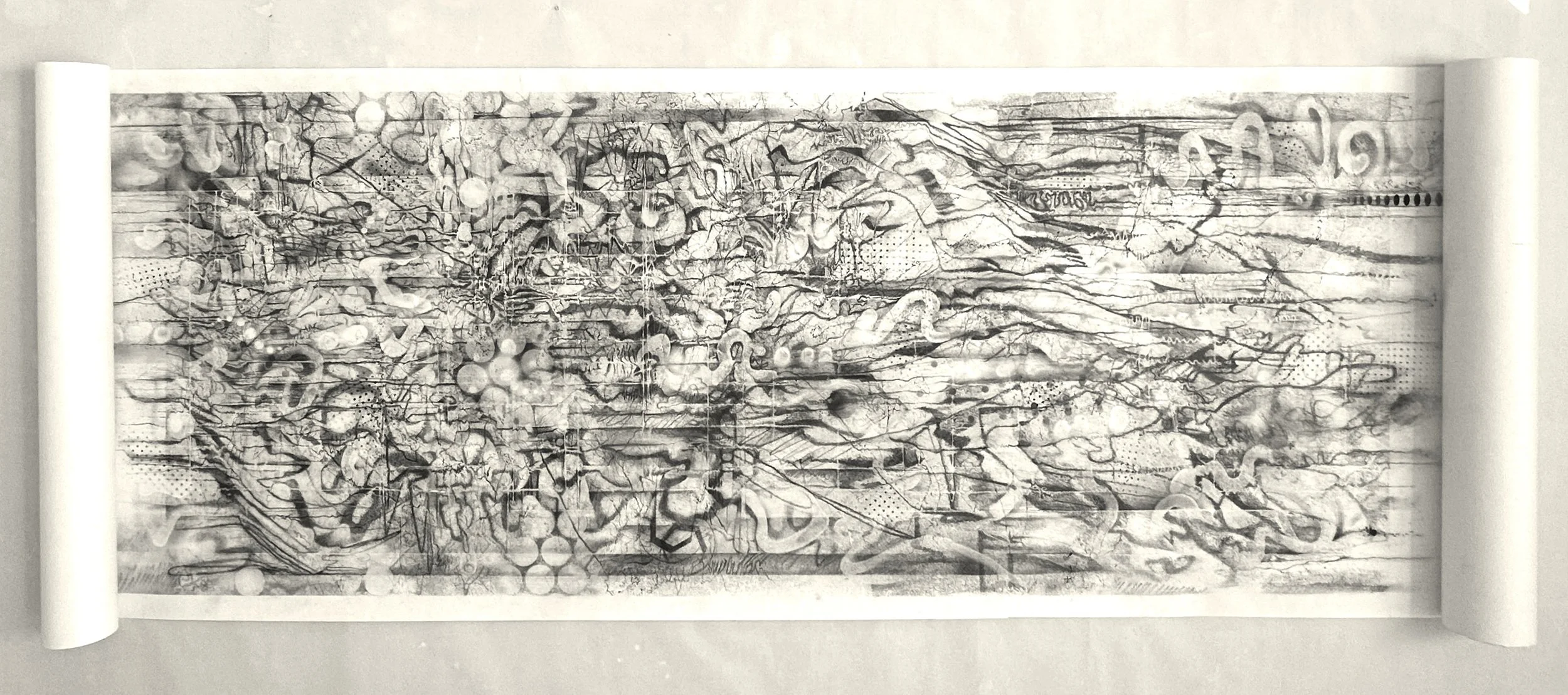 Andrews,Ian, Finding the Frequency, pencil graphite & ink. 2.jpeg