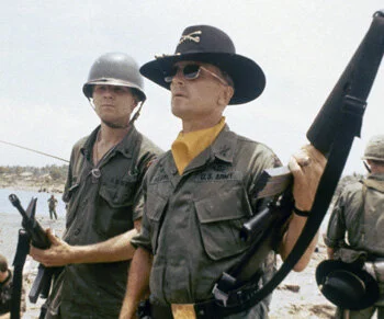 Rescorla fought off the attack, then captured a French bugle from a dead NVA officer. He didn't officially become a U.S. citizen until 2 years after the battle.