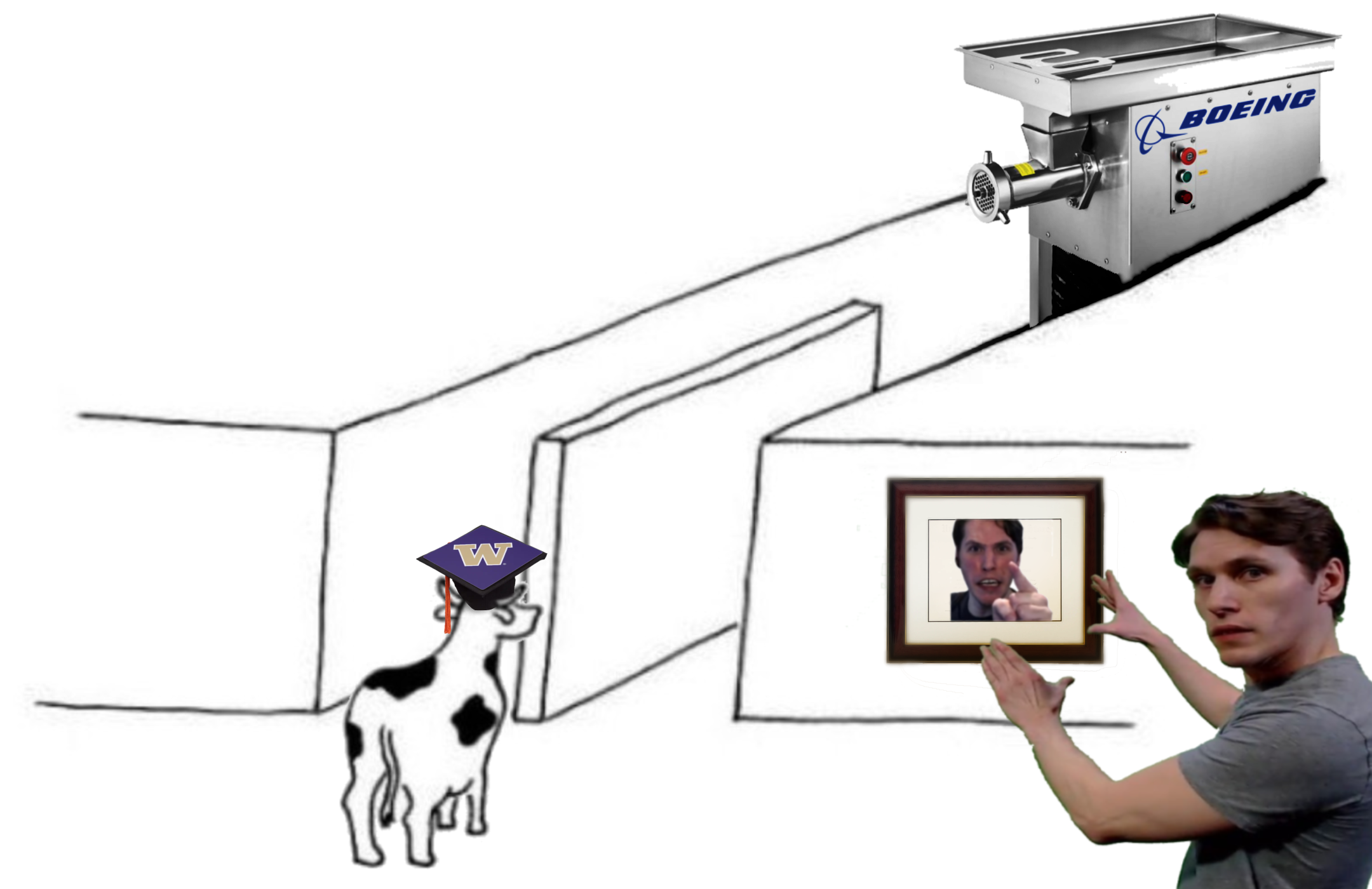 UW Recommends Stepping Into Giant Meat Grinder After Graduating