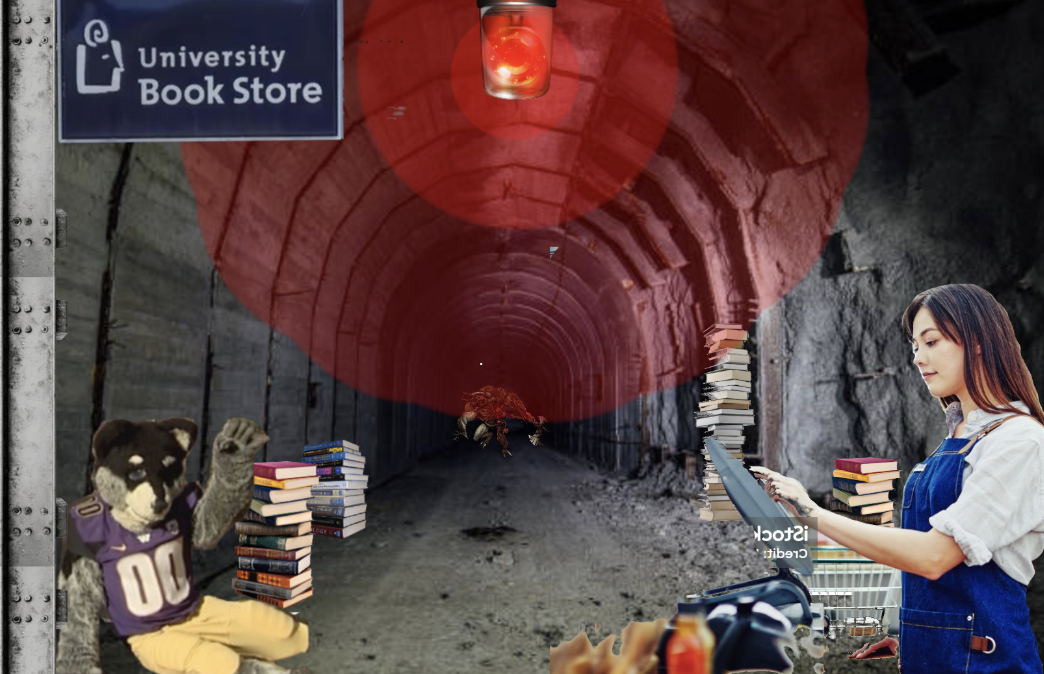 University Bookstore Moved to Underground Bomb Shelter