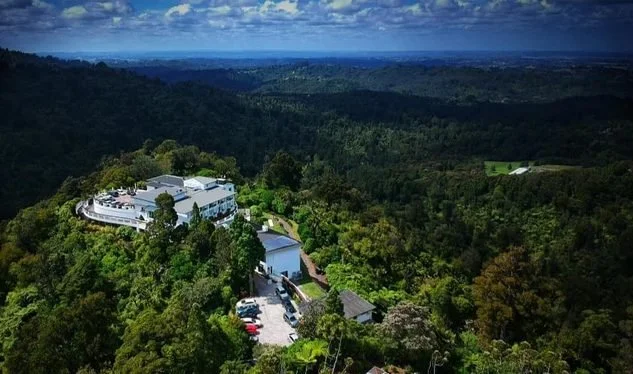 Waitakere resort & spa aerial view.