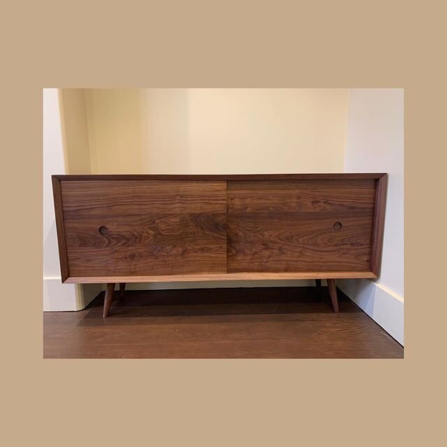 The credenzas are in! Thanks to @bloxventures for contracting skiff to make these custom solid walnut pieces for their new office in Palo Alto. @skiffmade @bloxventures #customfurniture #interiordesign #officeinteriors #walnutfurniture #midcenturymod