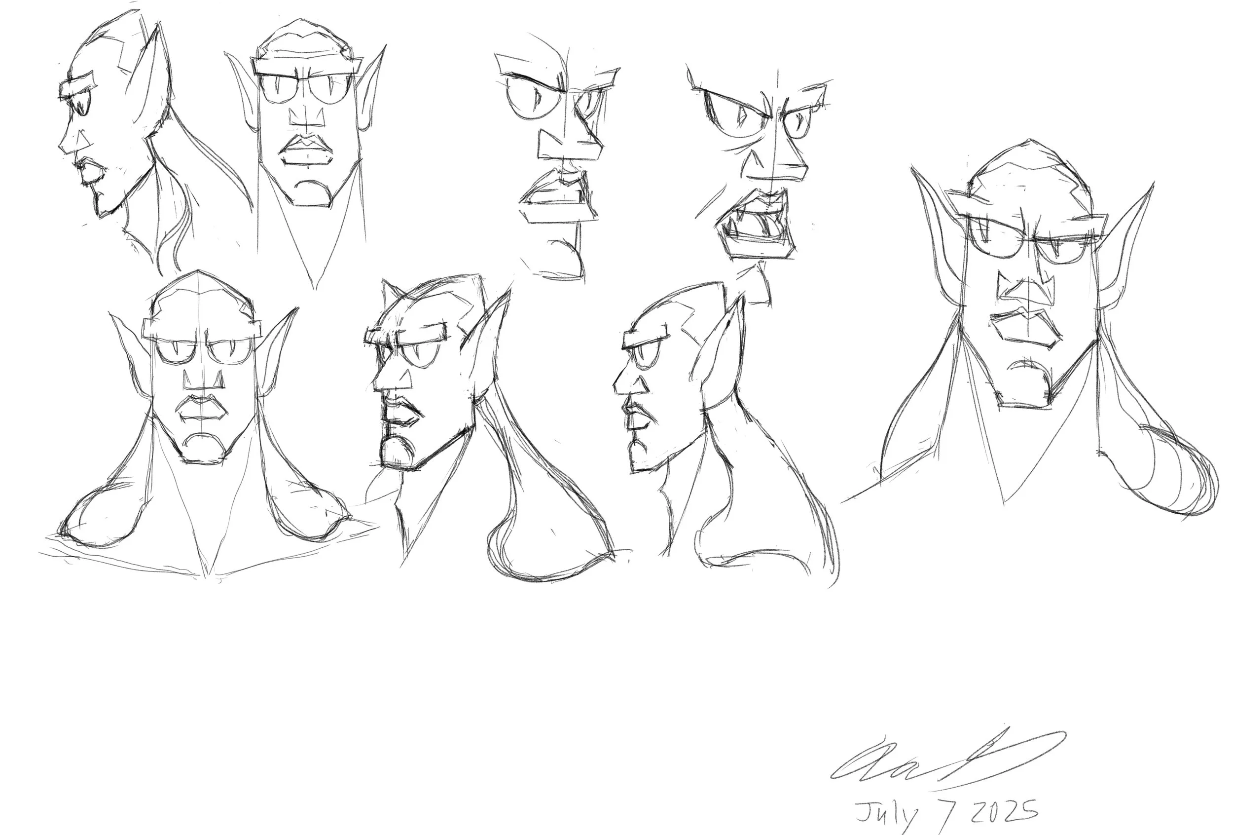 Viriman Warrior - Head and Facial Expressions | ©Aaron Johnson