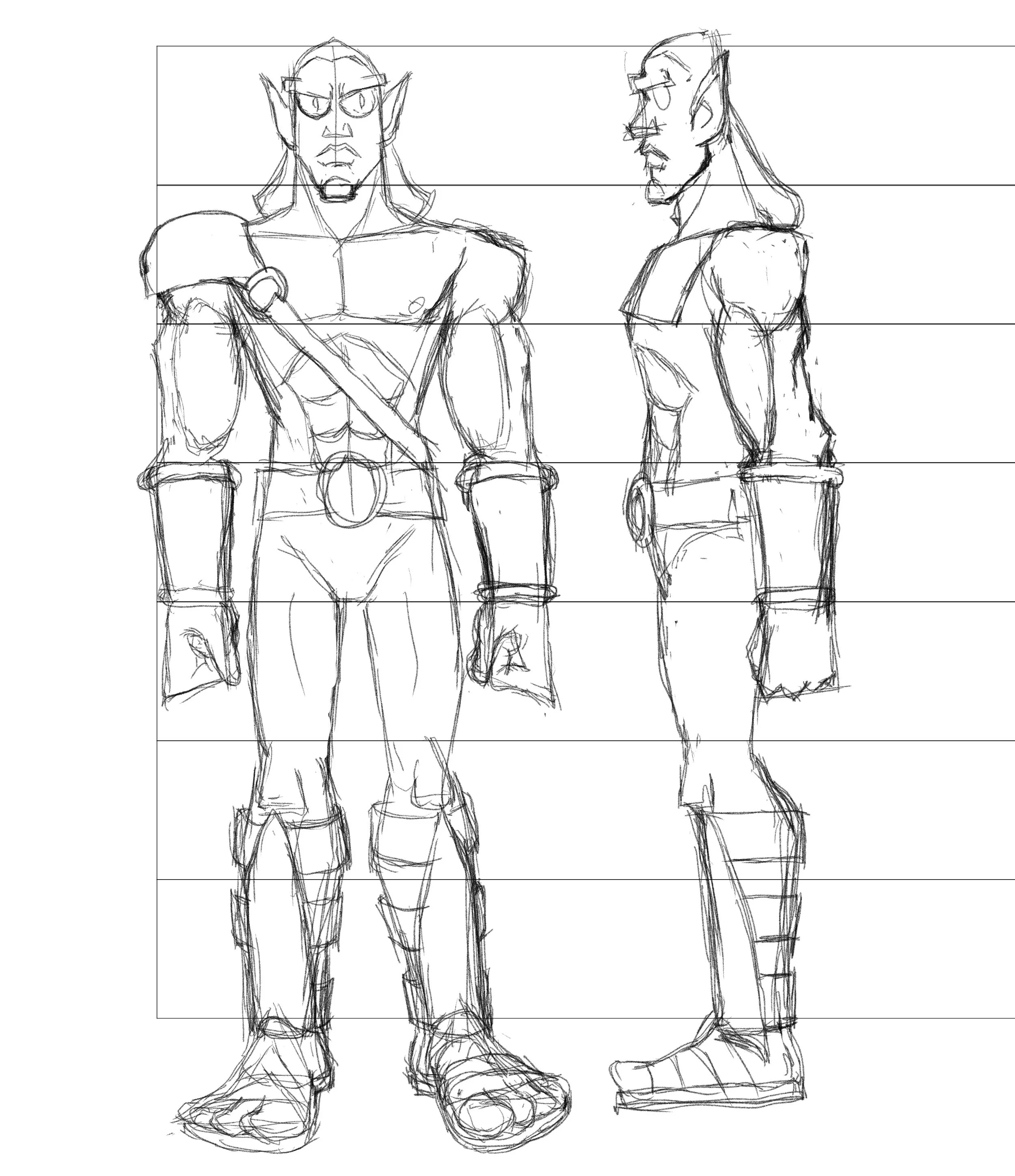 Viriman Warrior (rough sketch 2)