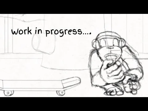 Simon the Simian (rough animation)