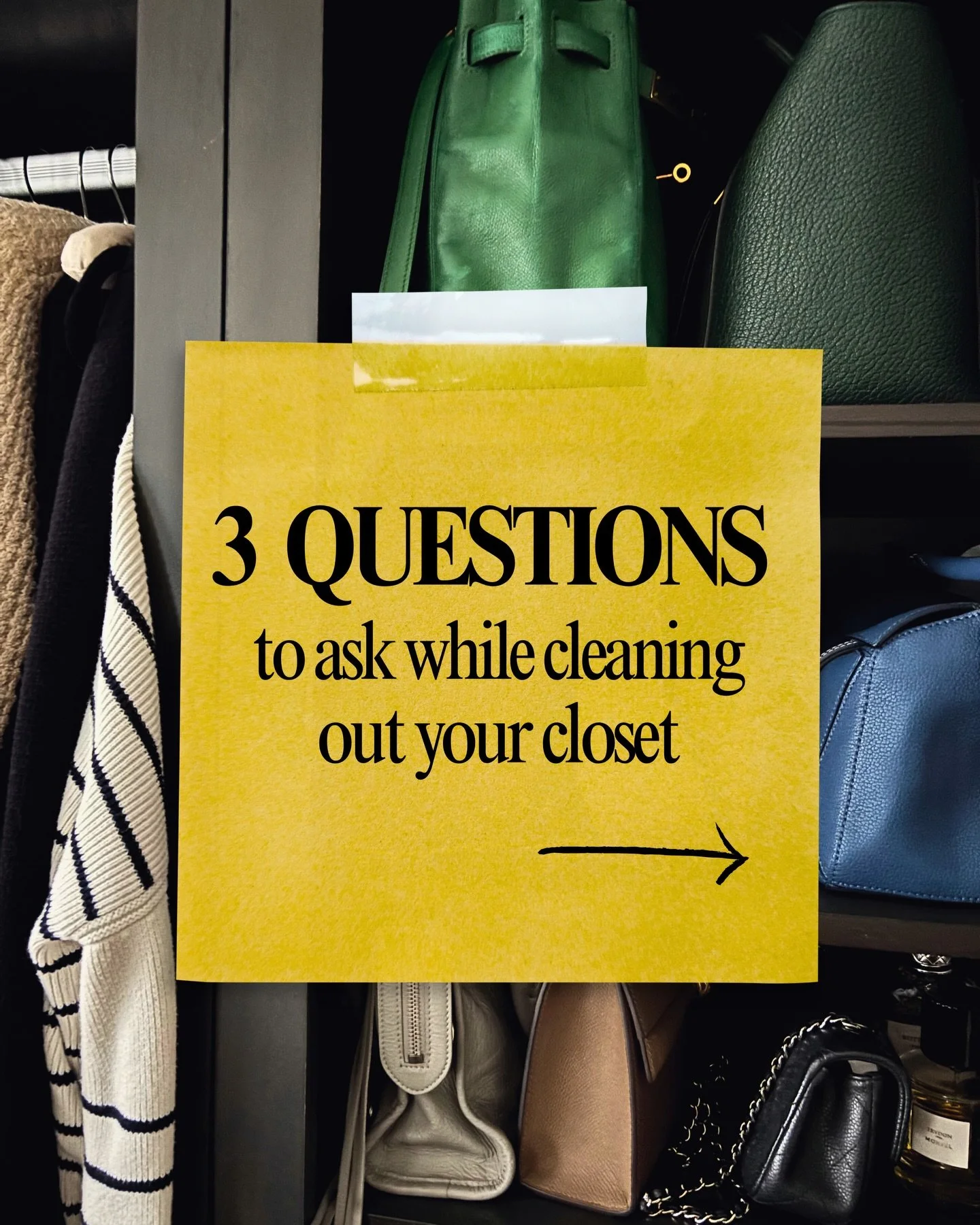 3 unexpected questions to ask yourself when cleaning out your closet 🙀

After hours (decades?) of always trying to edit down and clean out and streamline my closet, I decided a different set of questions was in order.

I&rsquo;m a clotheshorse and p